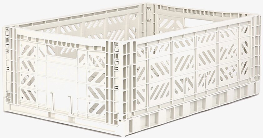 Förvaringsback Maxi Coconut Milk från Aykasa på vit bakgrund