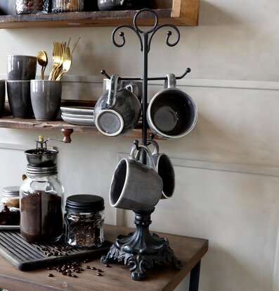 Muggstativ Antiksvart från Chic Antique i robust metall
