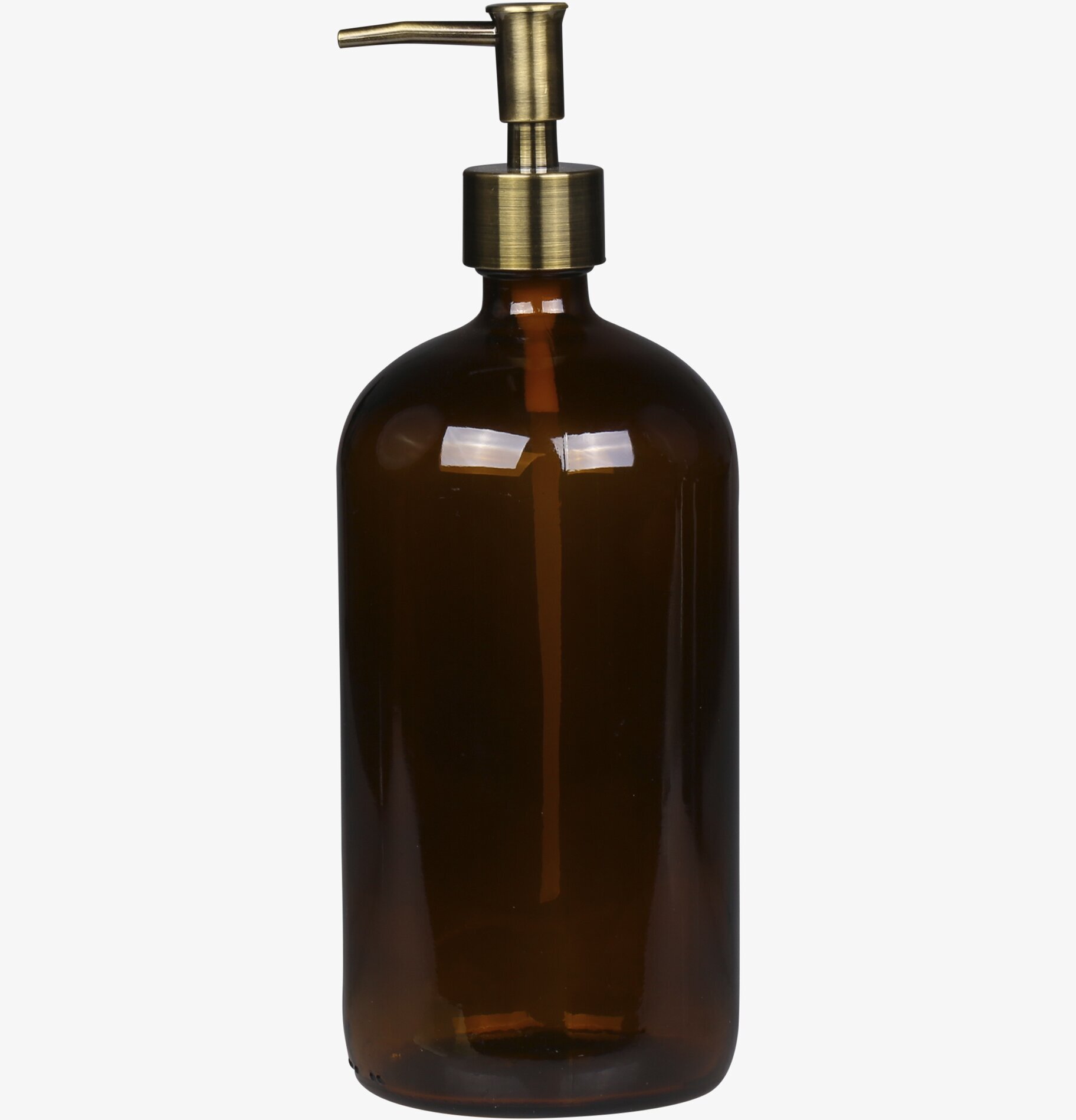 Glasflaska Med Pump Mocca 1000 ml från Chic Antique