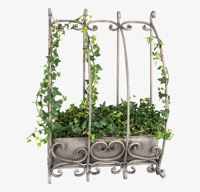 Blomlåda Fleur från A Lot Decoration med klätterväxter