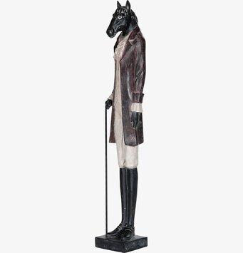 Staty Häst Med Kavaj & Käpp från A Lot Decoration, elegant