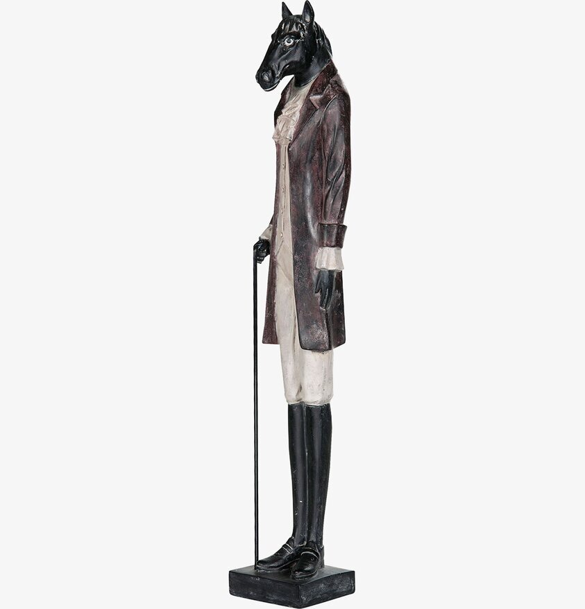 Staty Häst Med Kavaj & Käpp från A Lot Decoration, elegant