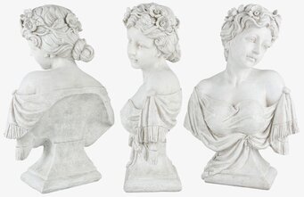 Byst Sarah Vit från A Lot Decoration i klassisk skönhet