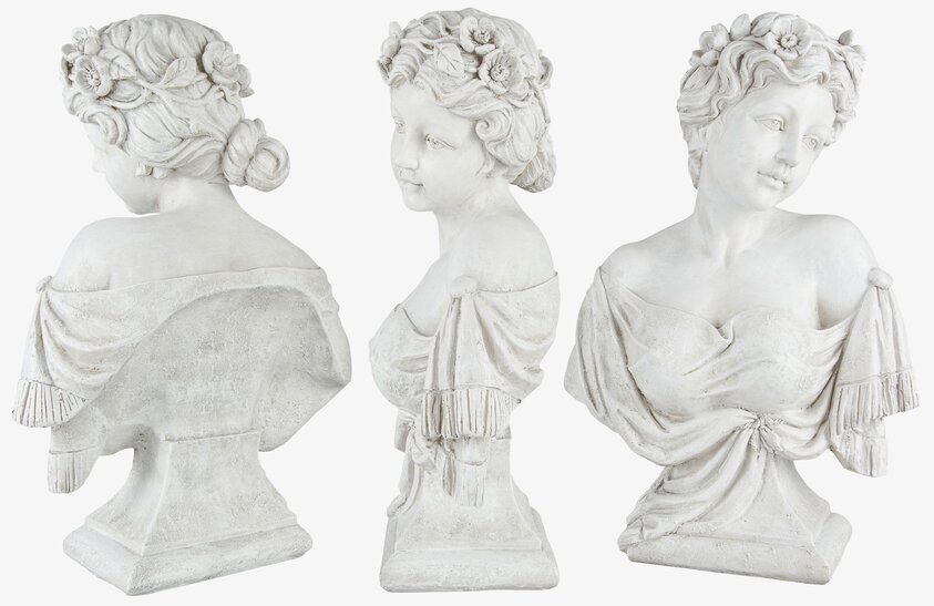 Byst Sarah Vit från A Lot Decoration i klassisk skönhet