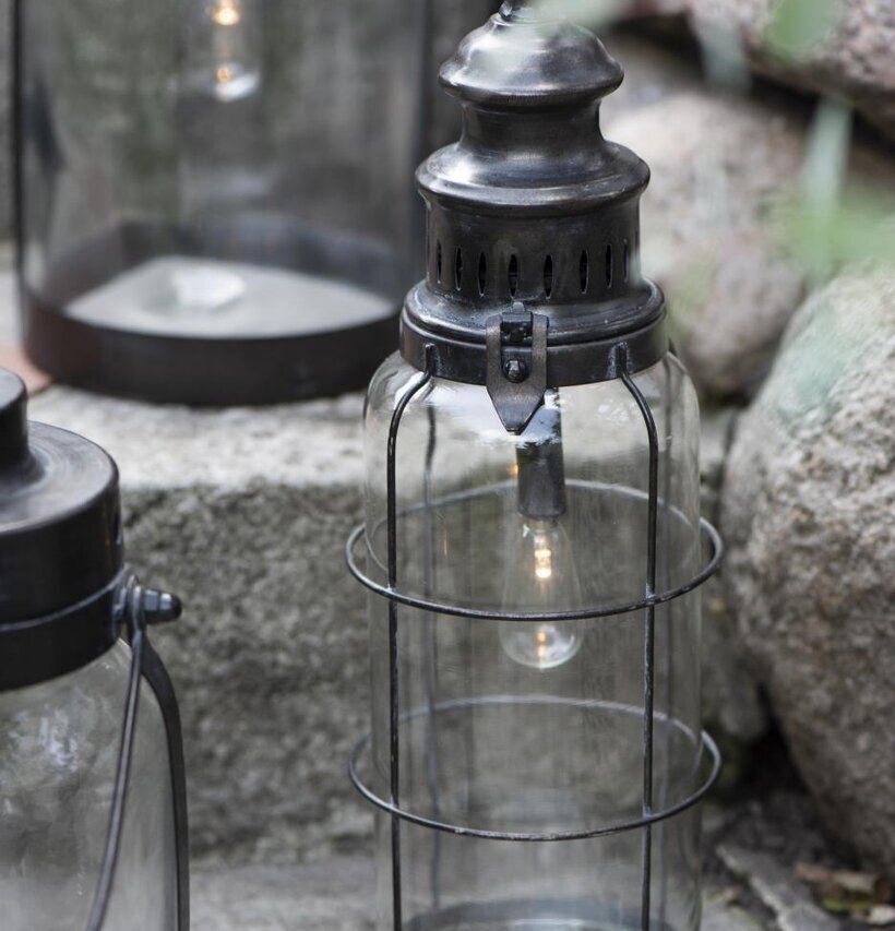 Lanterna LED Metall från IB Laursen med robust design