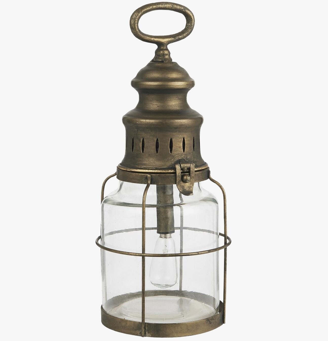 Lanterna LED Metall Mässing från IB Laursen i mässingsfinish