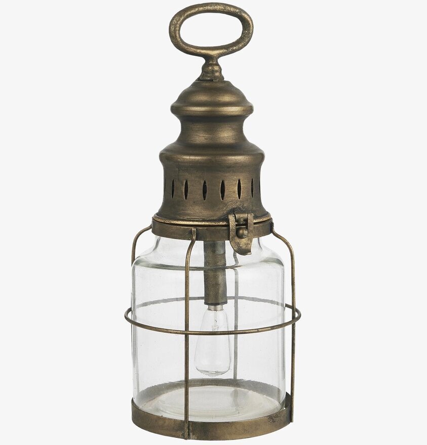 Lanterna LED Metall Mässing från IB Laursen i mässingsfinish