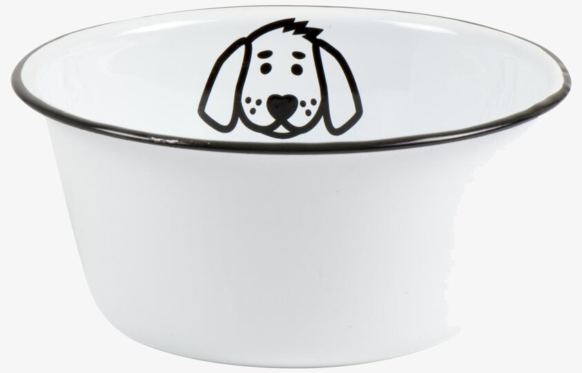 Hundskål Emalj från IB Laursen med stilren design