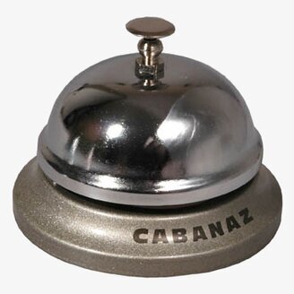 Bordsklocka stålgrå från Cabanaz i klassisk design