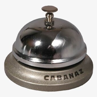 Bordsklocka stålgrå från Cabanaz i klassisk design