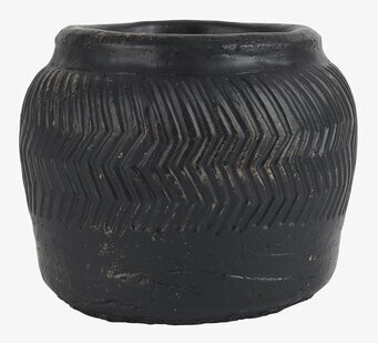 Kruka Caesar Zig Zag från IB Laursen med zigzag-mönster