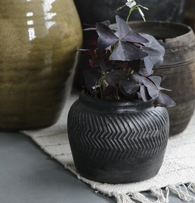 Kruka Caesar Zig Zag från IB Laursen med zick-zackmönster