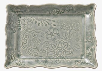 Appetizer Delikatessfat Antique från Sthål med blommotiv