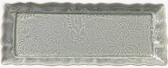 Fat Arabesque Antique Sthål Serveringsbrickor Brickset Serveringsfat