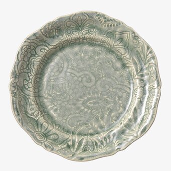 Assiett Arabesque Antique från Sthål med vågig kant och relief