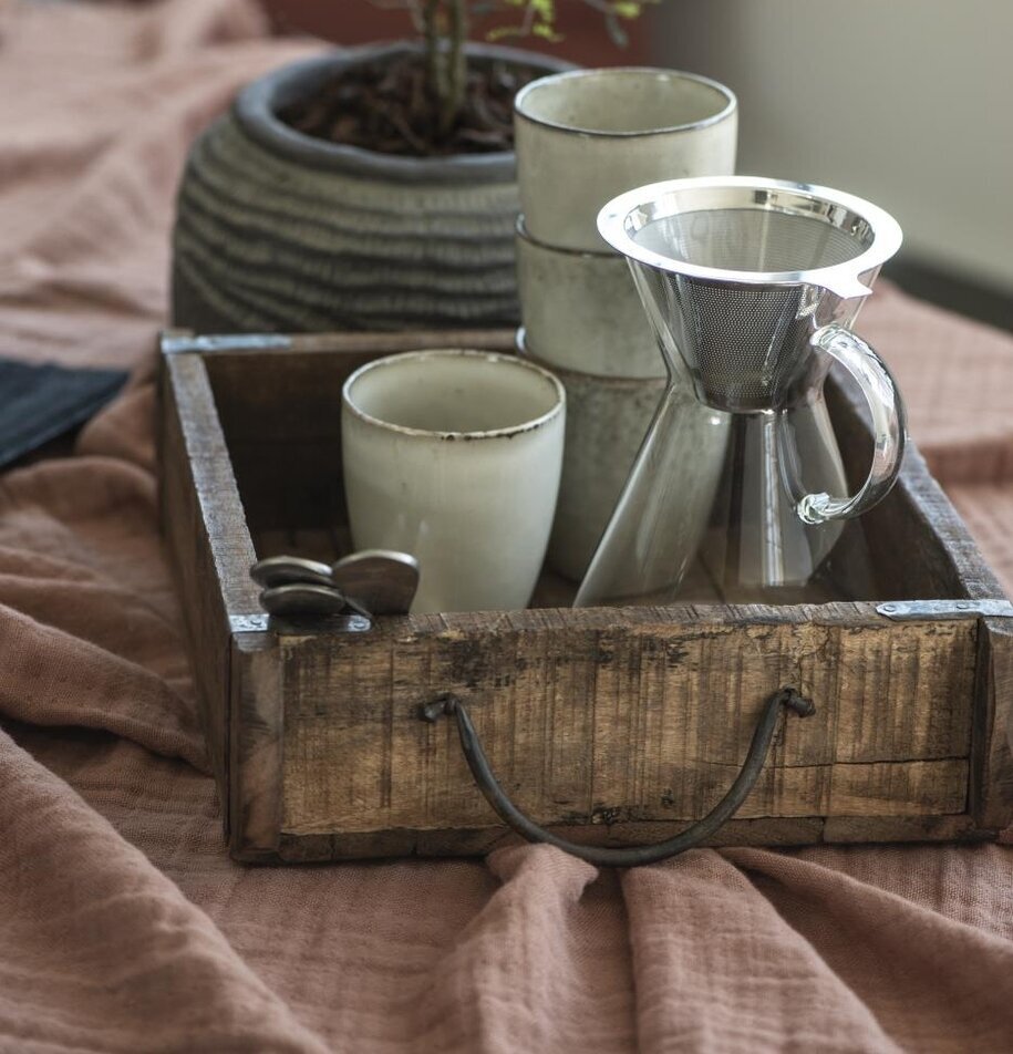 Trälåda Med Beslag & Handtag Unika från IB Laursen i köket