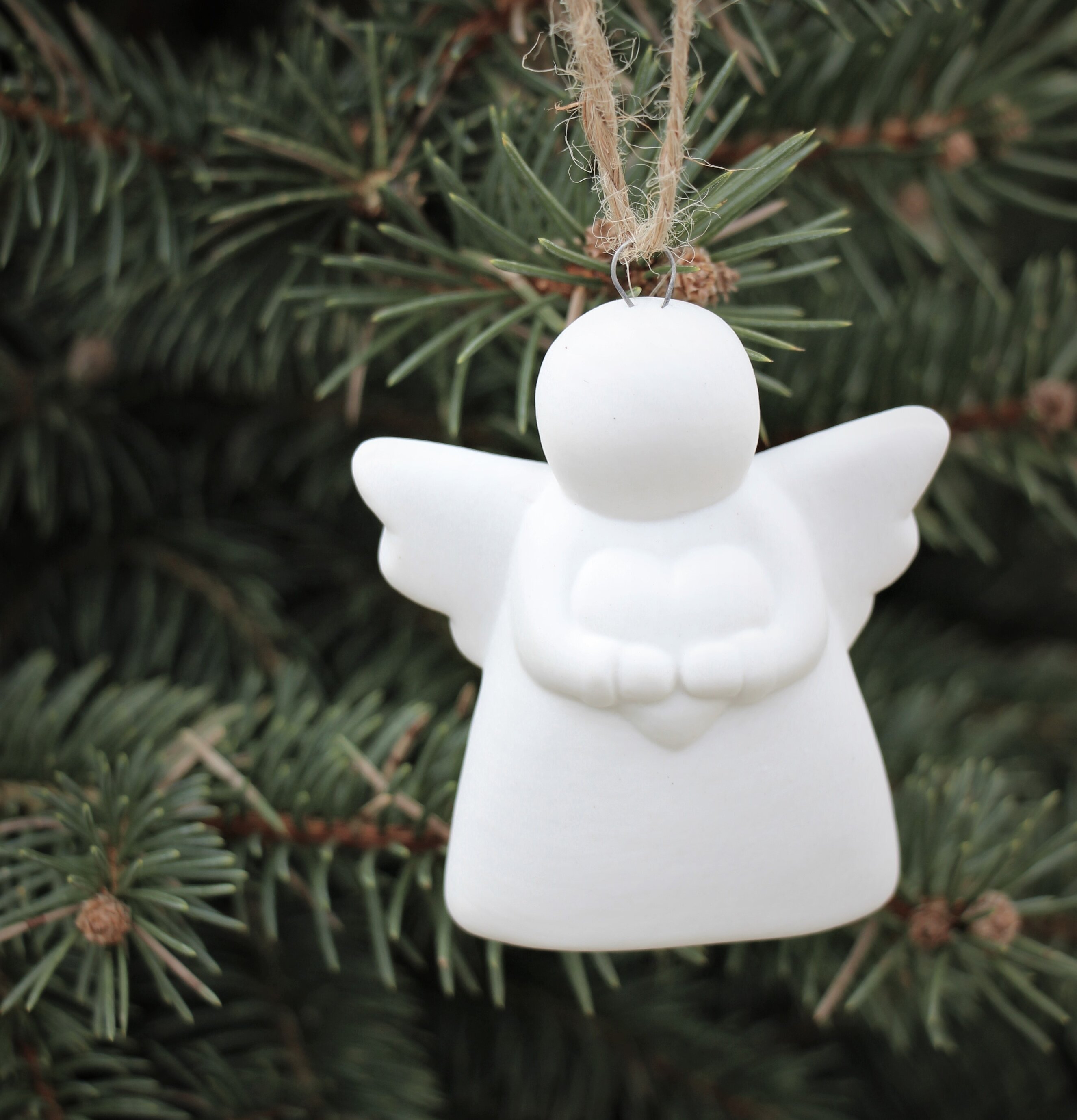 Skyddsängel Hängande Keramik från Majas Cottage i gran