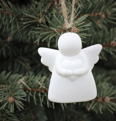 Skyddsängel Hängande Keramik från Majas Cottage i gran