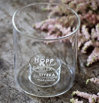 Bild av ljuslykta som symboliserar hopp och styrka