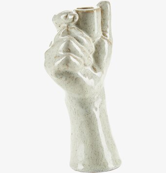 Ljushållare Hand från Bahne i glaserad keramik, handformad