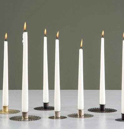 Ljushållare Doris Emalj Vit från A Lot Decoration i rad