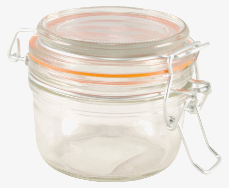 Glasburk Patentlock S från Strömshaga med metallklipps