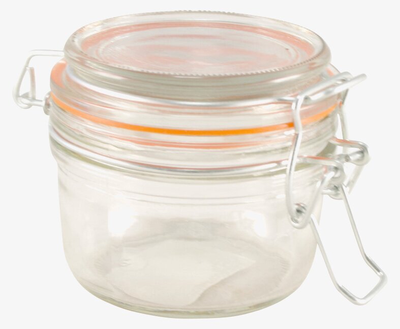 Glasburk Patentlock S från Strömshaga med metallklipps