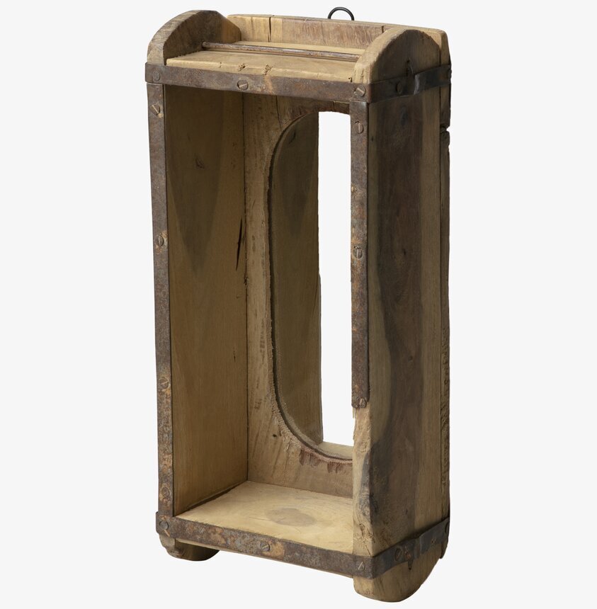 Trälåda Spegel Treasure från Affari med rustik design