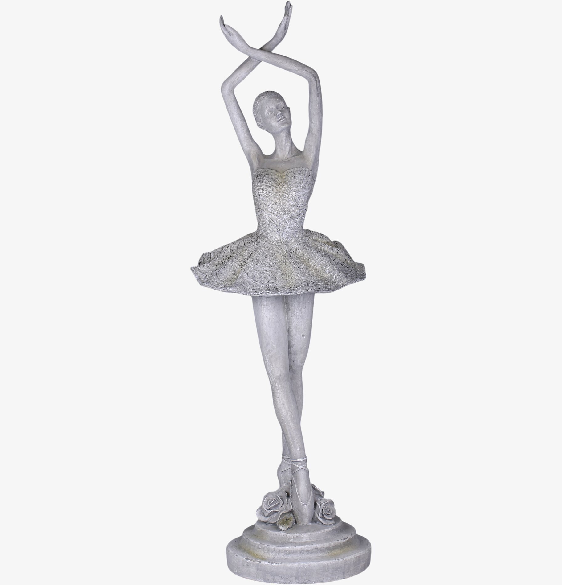Ballerina Antikgrå från Chic Antique i elegant danspose