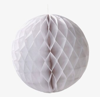 Honeycombs Vit 3-pack från Talking Tables, dekorativa sfärer