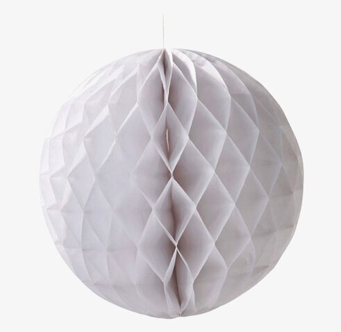 Honeycombs Vit 3-pack från Talking Tables, dekorativa sfärer