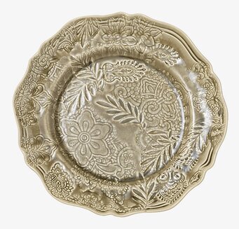 Fat Arabesque Sand från Sthål med intrikat mönster