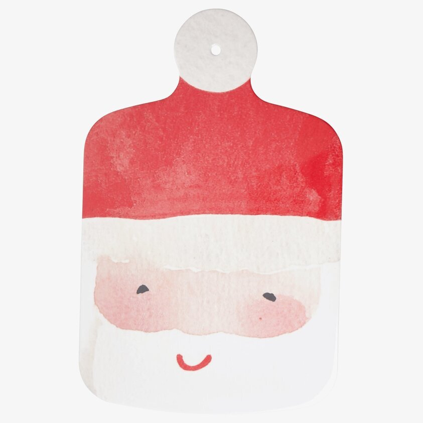 Skärbräda Melamin Santa Face Xmas20 från Rice i juldesign