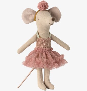 Dance Mouse Mira Belle från Maileg i balettkostym