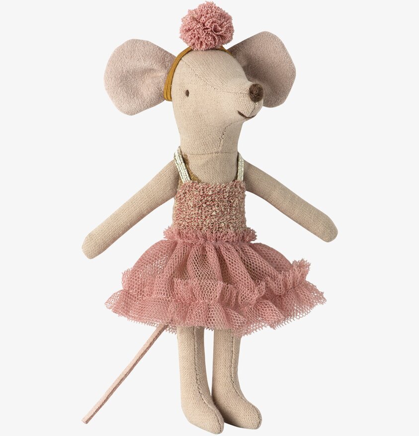 Dance Mouse Mira Belle från Maileg i balettkostym