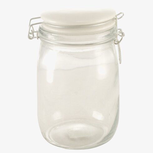 Konservburk Patentlock L från Strömshaga i klart glas