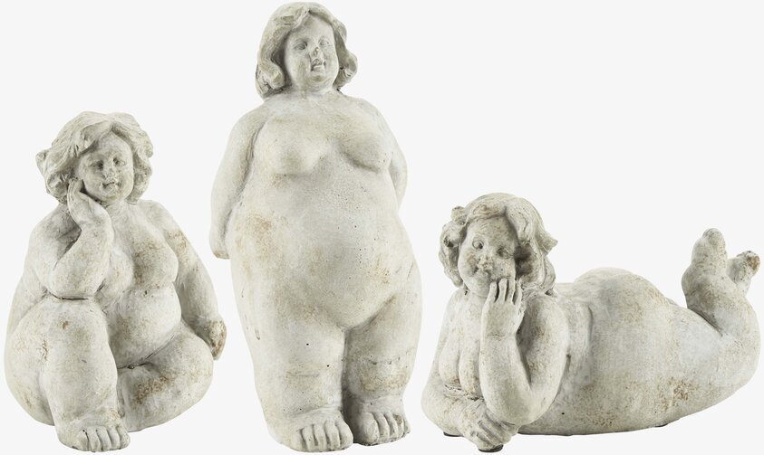 Kurviga Damer Staty från Cozy Living i rustik och vintage stil