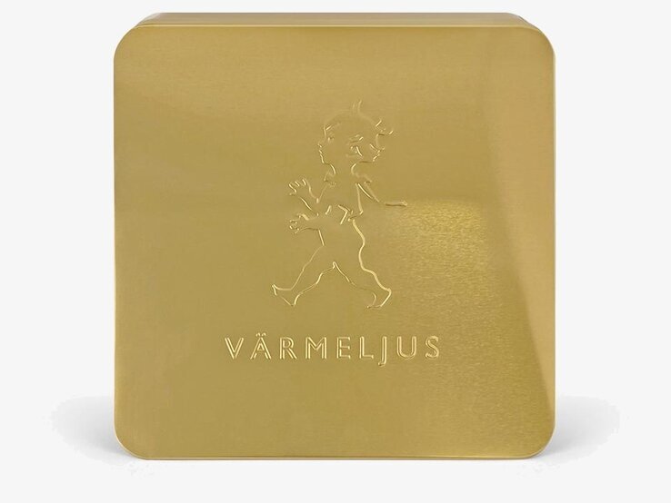 Plåtburk Värmeljus Guld från Solstickan i elegant design