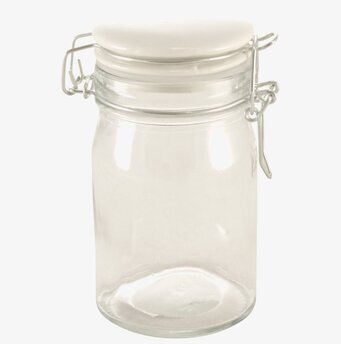 Konservburk Patentlock S från Strömshaga i klart glas