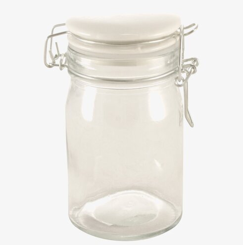 Konservburk Patentlock S från Strömshaga i klart glas