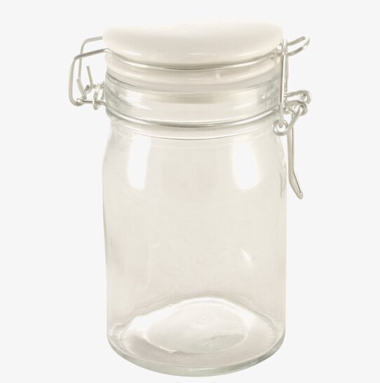 Konservburk Patentlock S från Strömshaga i klart glas