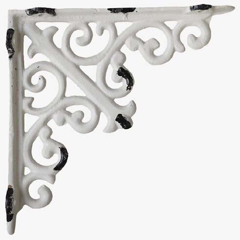 Hyllkonsol Antik Creme från Chic Antique med vintage-finish