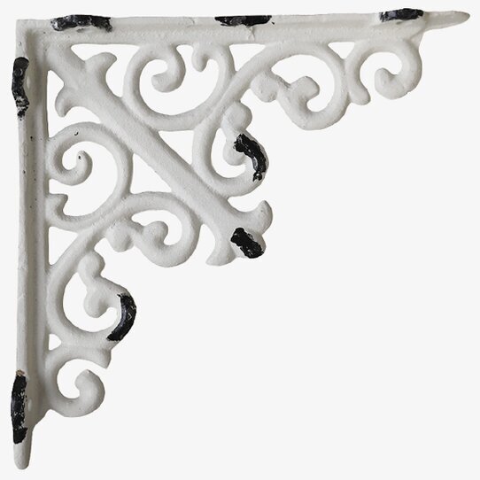 Hyllkonsol Antik Creme från Chic Antique med vintage-finish