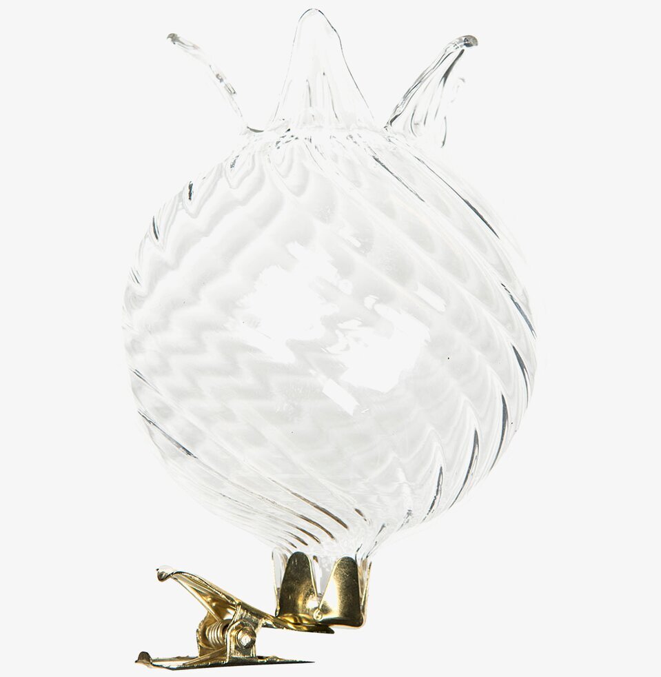 Blomvas Vallmo Clip 4-pack från A Lot Decoration i klart glas