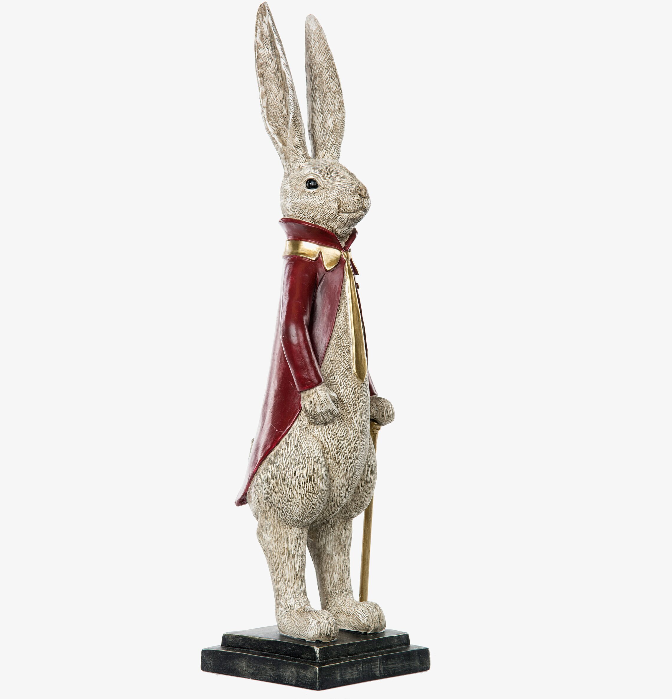 Kaninherre Lång Röd Poly från A Lot Decoration i elegant rock