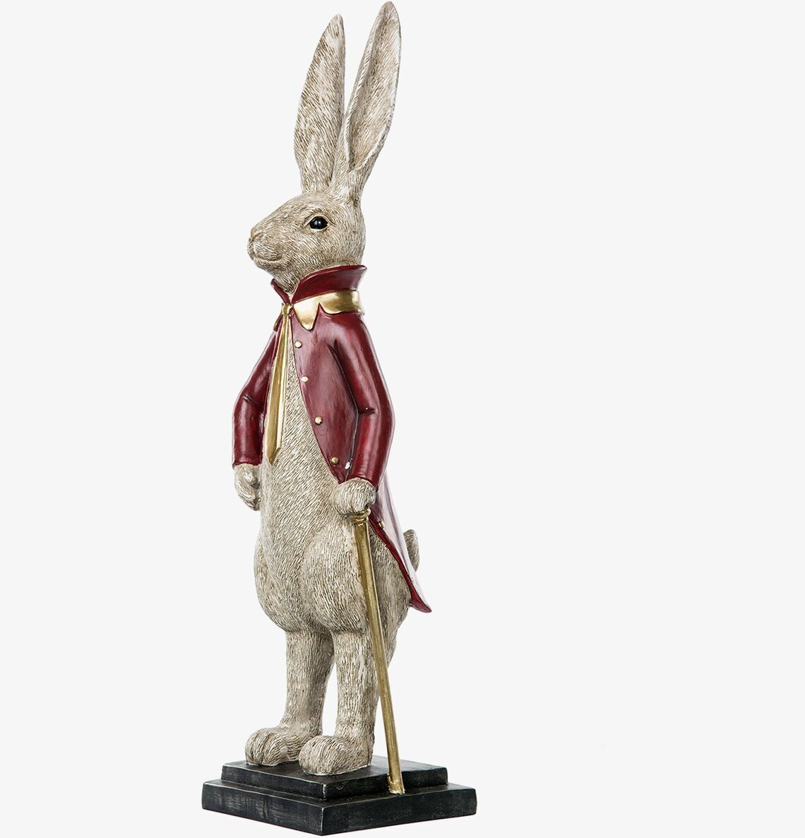 Kaninherre Lång Röd Poly från A Lot Decoration i röd rock