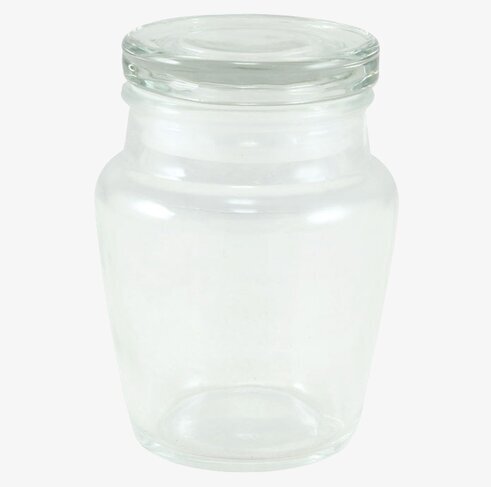 Glasburk Slätt Lock från Strömshaga i minimalistisk miljö