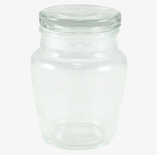 Glasburk Slätt Lock från Strömshaga i minimalistisk miljö