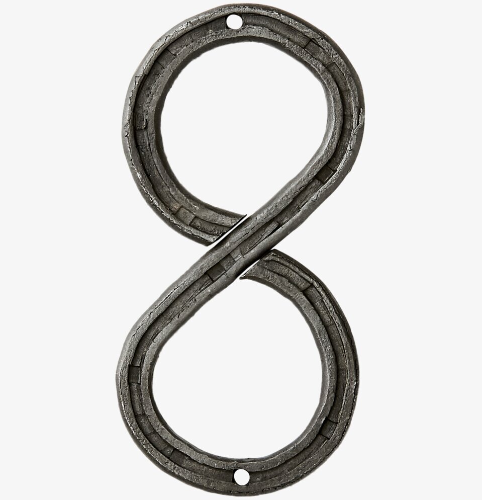 Thor Nummerskylt 8 från Affari, robust och tidlös design