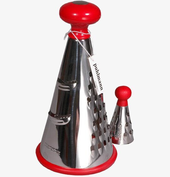 Rivjärn röd från Cabanaz, konformad med röd topp och bas